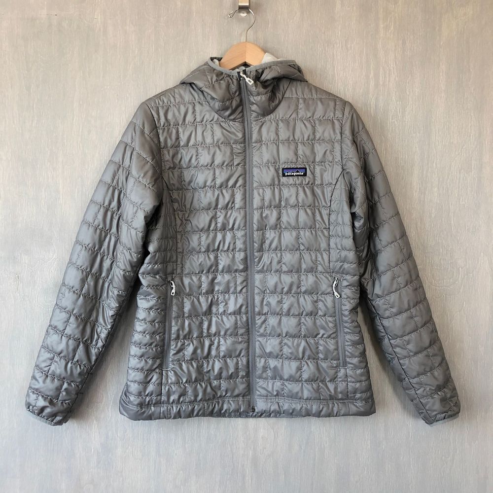 Patagonia Nano Puff Hoody jacket feather grey L
